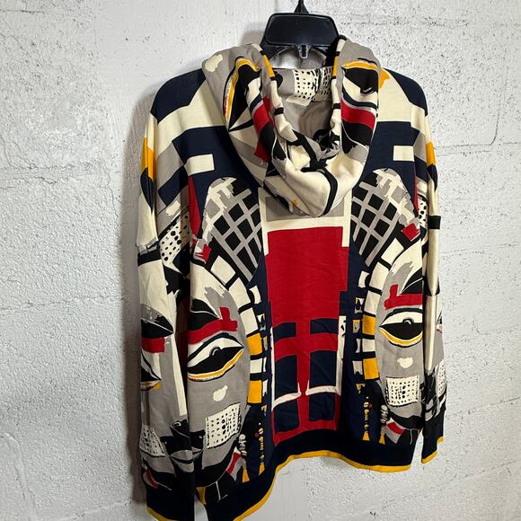 AGTAWH French Terry Motif Print Hoodie Men's Unity Print Medium, $112 - Picture 11 of 11